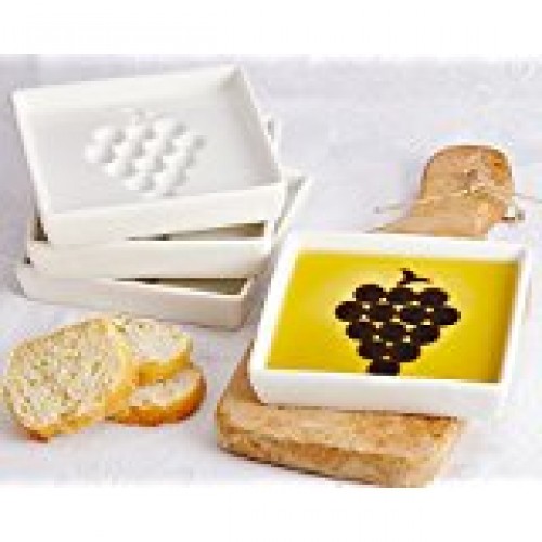 Vineyard Olive Oil and Vinegar dipping dish